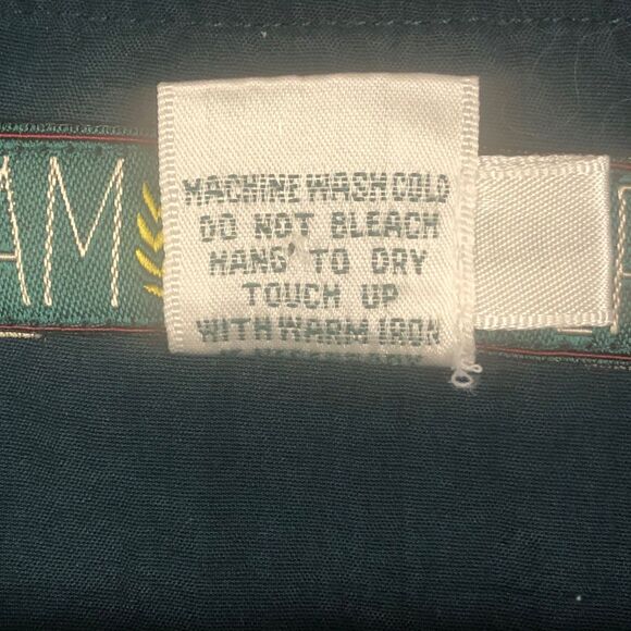 Vintage AM Player Golf Windbreaker Pullover XXL Oversized Green V-Neck Preppy - Picture 7 of 8